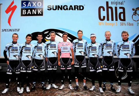 Saxo Bank-SunGard's Giro squad