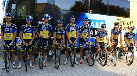 Saxo-Tinkoff boys for the 2012 Vuelta