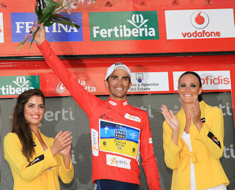 La Vuelta 2012, Stage 18 podium