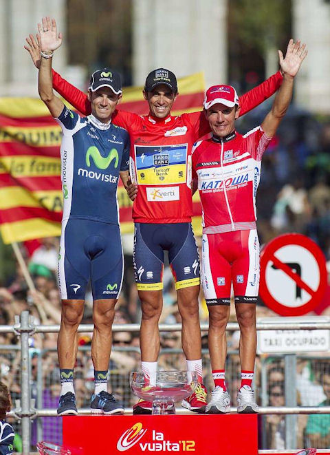La Vuelta 2012, final podium