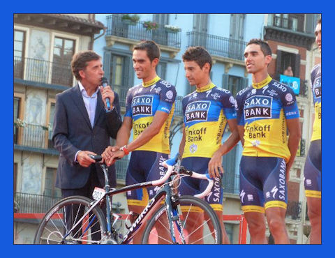 Team presentation at La Vuelta